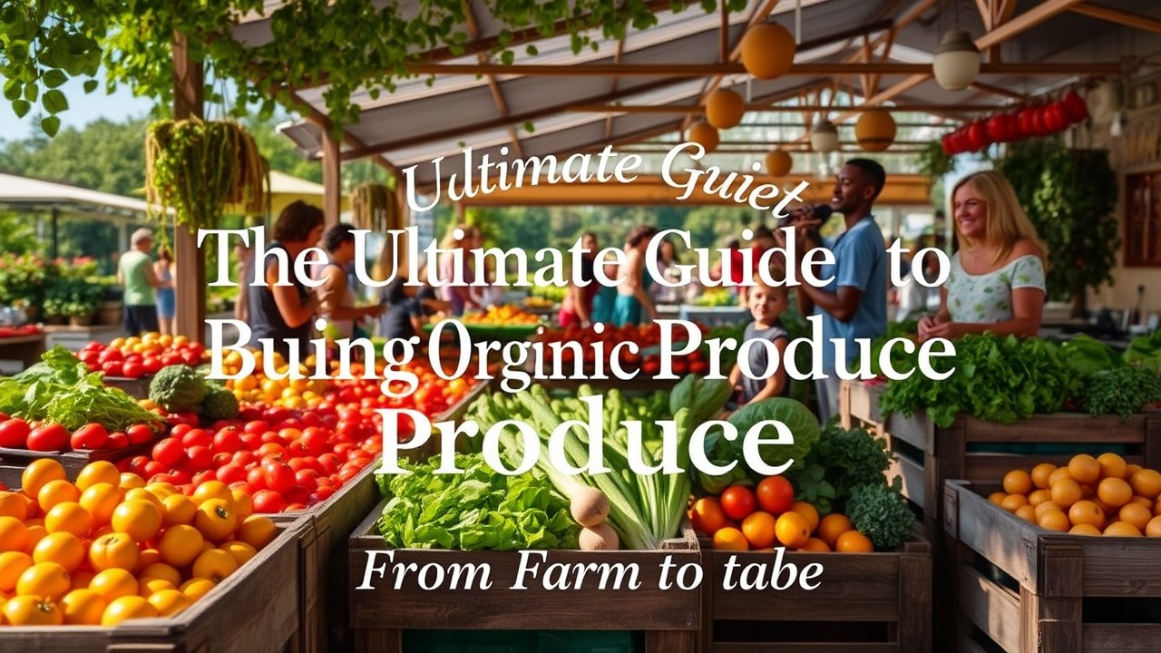 The Ultimate Guide to Buying Organic Produce: From Farm to Table