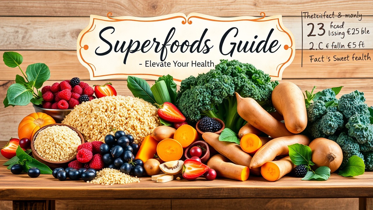 Superfoods Guide: Elevate Your Health with Power-Packed, Nutrient-Dense Foods